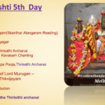 Sun 26th Oct – Skantha Shashti (5th Day)